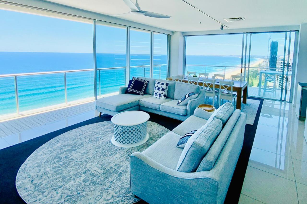 Air On Broadbeach Beachfront 2Level Stunning Apartment With 180 Degree Views Гоулд Коуст Екстериор снимка